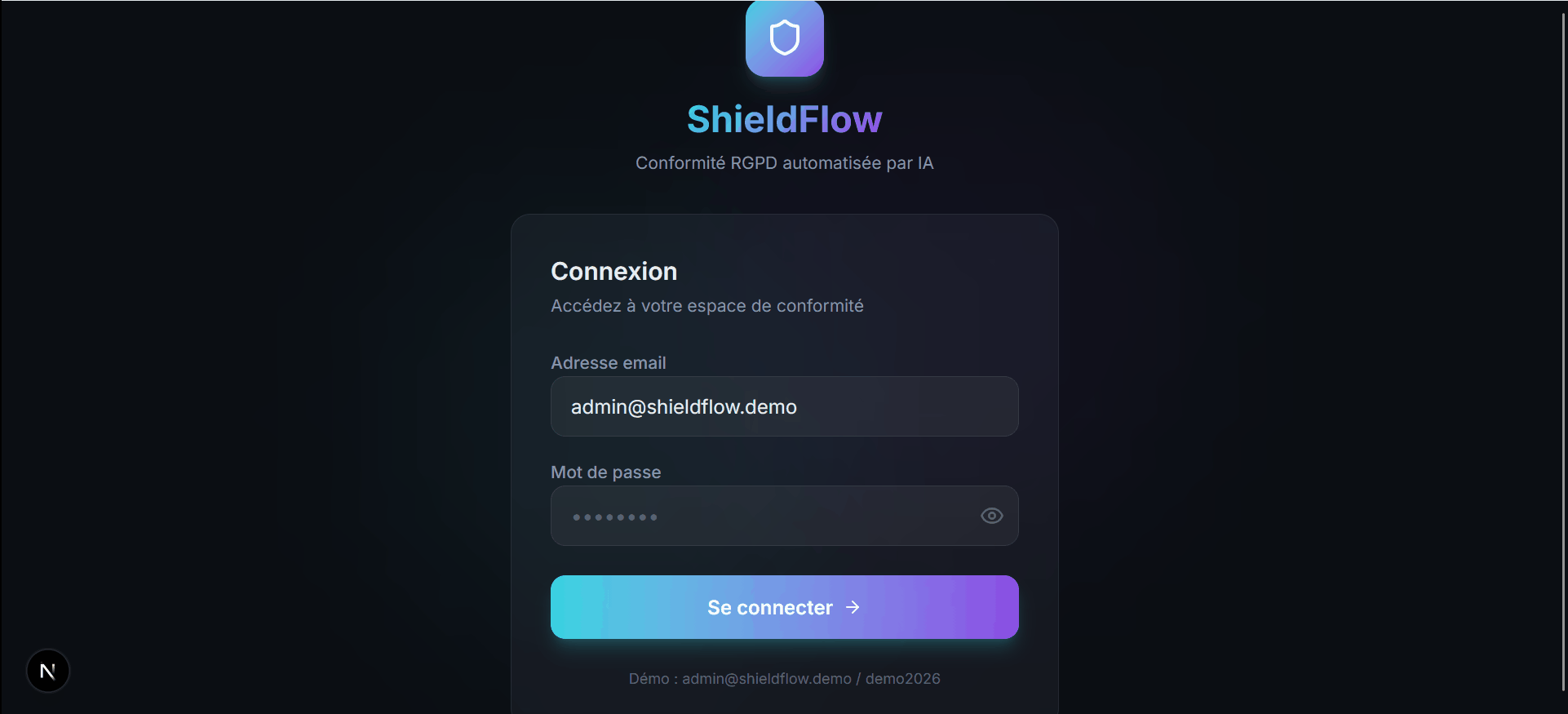 ShieldFlow Démo Animée