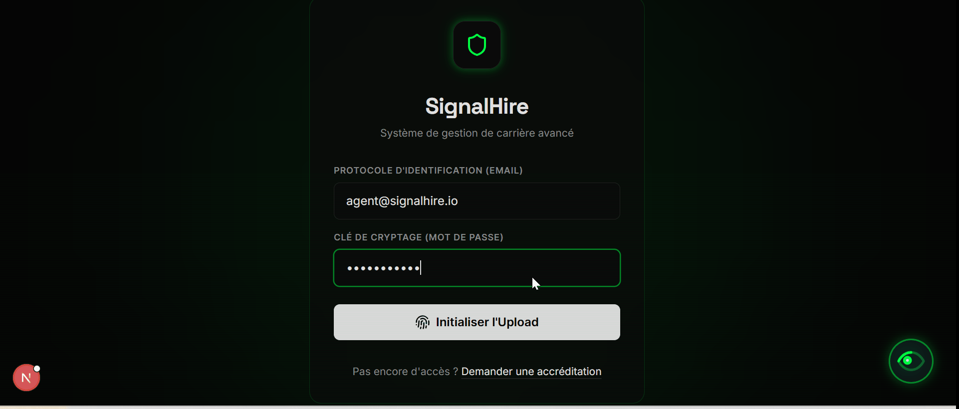 SignalHire Démo Animée
