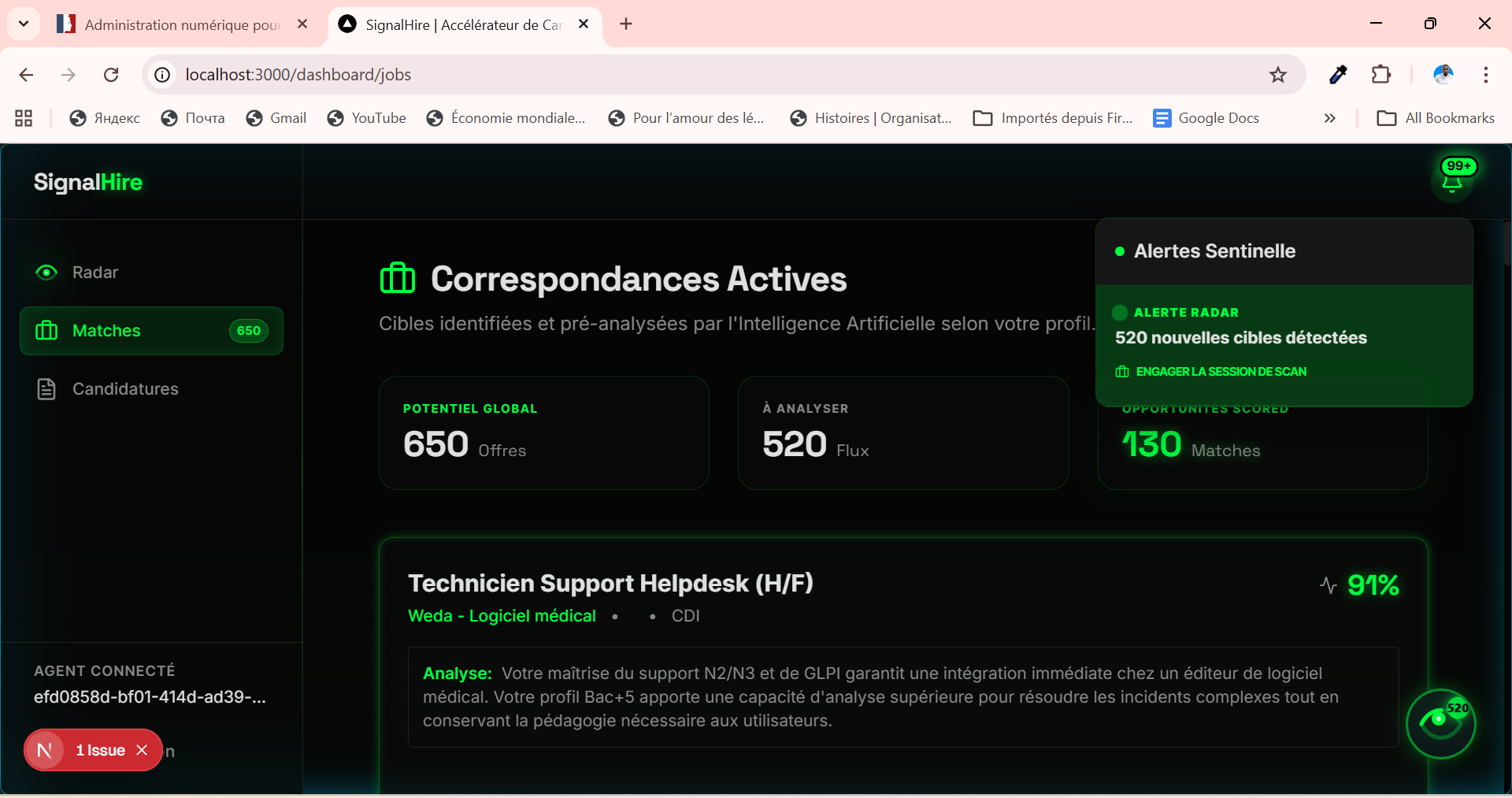 SignalHire Dashboard
